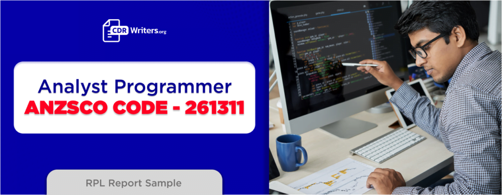 CDR Report Writing for Analyst Programmer ANZSCO 261311