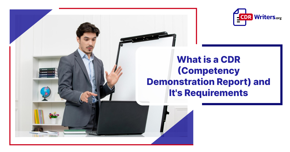 Professional explaining what a CDR is and its requirements.