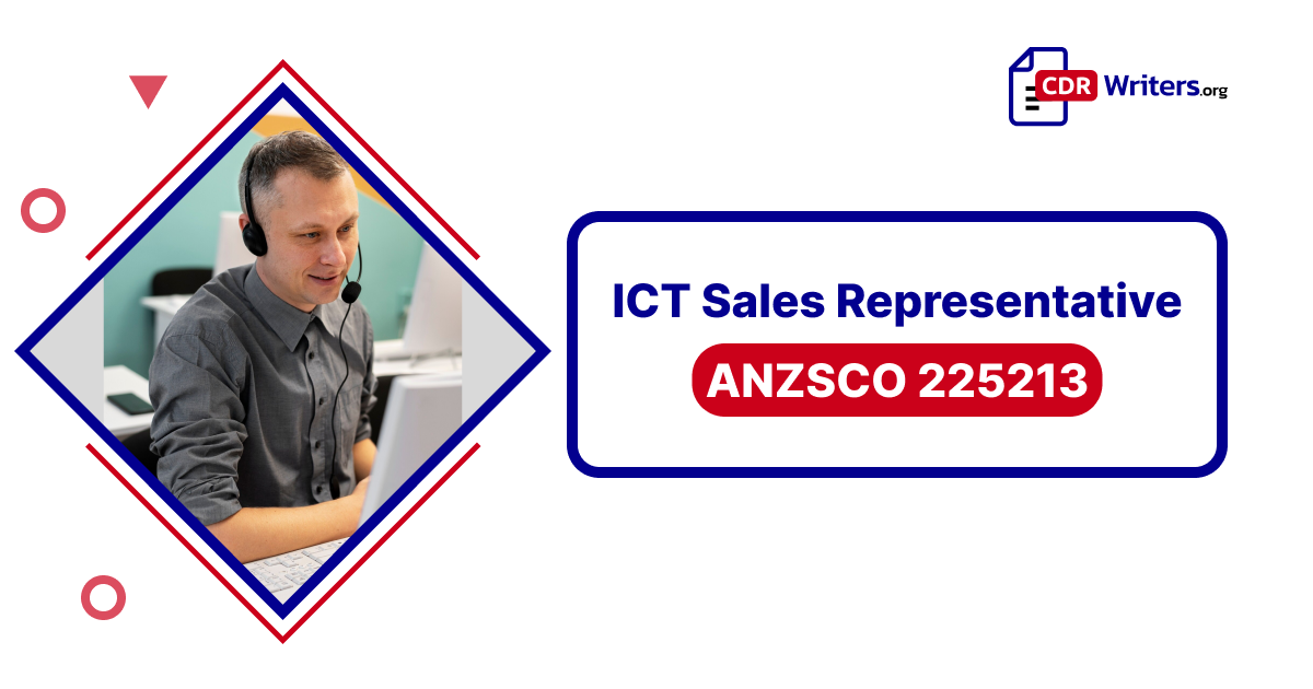 ICT Sales Representative : ANZSCO 225213 discussing solutions for technology.