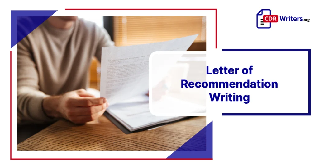 Letter of Recommendation Writing
