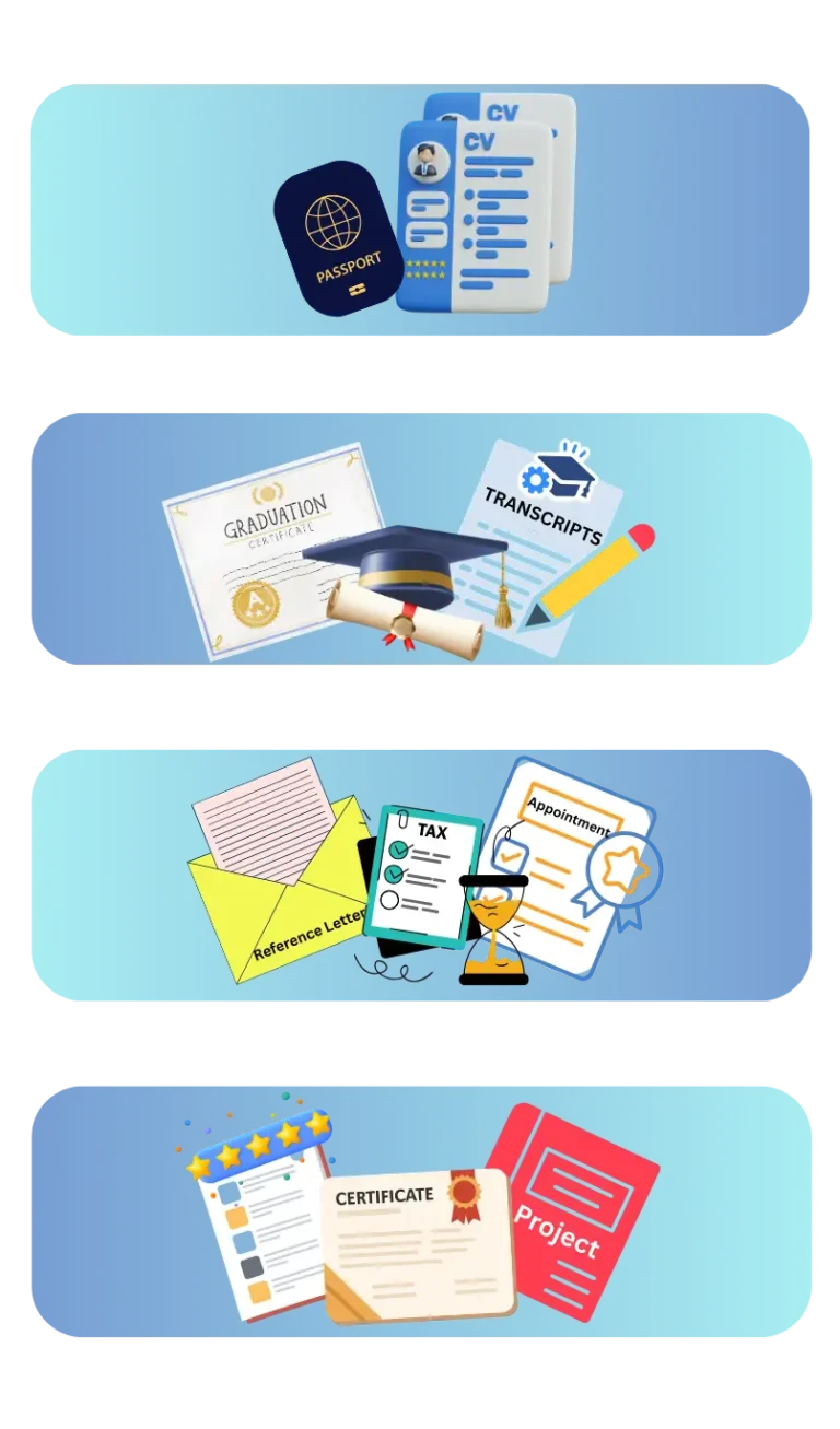 Documents Required for Skills Assessment